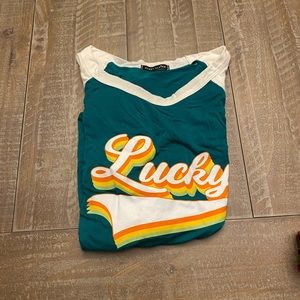 Lucky baseball tee